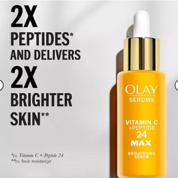 OLAY Vitamin C + Peptide 24 Brightening Serum NEW IN BOX - Picture 4 of 13